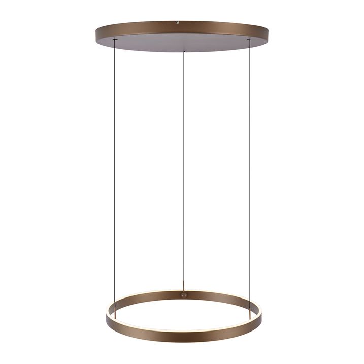 Lampă suspendată de design bronz închis cu dimmer în 3 trepte - Titmus