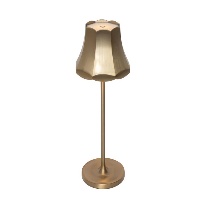 Retro bordslampa guld laddningsbar IP44 - Granny