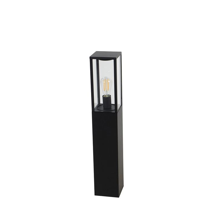 Inteligentna lampa podłogowa zewnętrzna czarna 80 cm z Wi-Fi ST64 - Charlois