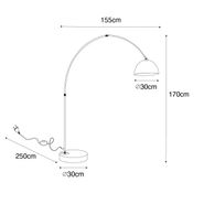 Lampe-d'arche-moderne-en-laiton-avec-verre-transparent---Arc