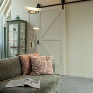 Moderne-gulvlampe-stål-inkl.-LED-og-lysdæmper---Lexus