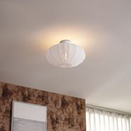 Japandi-plafondlamp-wit-met-stoffen-kap---Bida