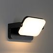 Applique-murale-d'extérieur-noire-avec-LED-réglable---Kamile