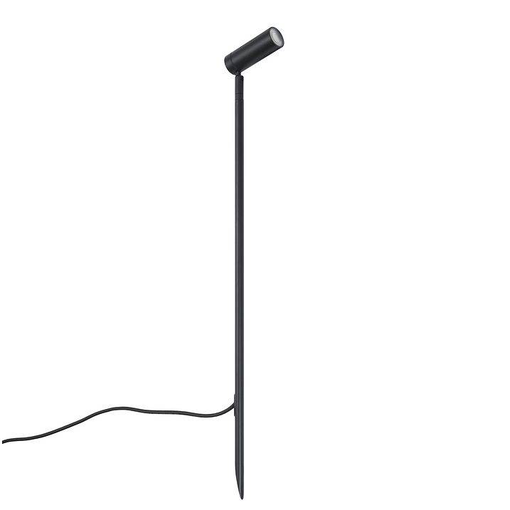 Strahler schwarz 80cm inkl. LED verstellbar IP65 inkl. Kabel und Stecker - Carl