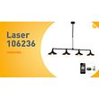 Lámpara-colgante-inteligente-negra-4-luces-con-Wifi-ST64---Laser