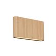 Skandinavische-Aussenwandleuchte-Holzprint-17,5-cm-inkl.-LED-IP65---Batt