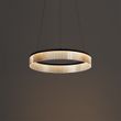 Moderni-riippuvalaisin-musta-59cm-sis.-LED-3-vaihe-himmennettävä---Anello-kattokruunu