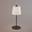 Moderní-stolní-lampa-černá-s-opálovým-sklem-vč.-LED-s-3-stupňovým-stmívačem---Jent